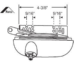 STB Casement Window Operator, Left Hand, Sill Mount, Split Arm, New Style, White