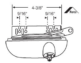 STB Casement Window Operator, Right Hand, Sill Mount, Split Arm, New Style, White