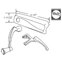 STB Window Operator Cover and Crank Kit, Right Hand, Champagne