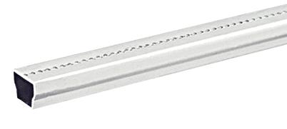 CRL 7/16" Wide Clear Anodized Single Seal Spacer - Package of 20 - 12ft long each