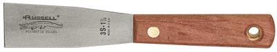 CRL Russell 1-1/4 in Stiff Blade Putty Knife - Carbon Steel