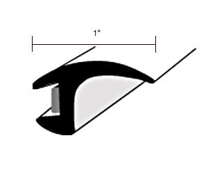 CRL Gold Glass 1" Universal Channel Molding with Butyl