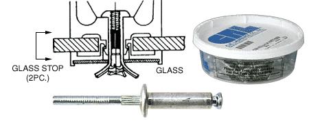 CRL Door Glass Stop Rivets- Box
