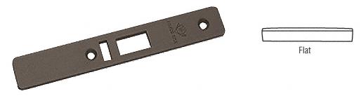 CRL Dark Bronze Flat Faceplate for AR4513 Series Deadlatch Lock