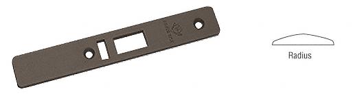 CRL Dark Bronze Radius Faceplate for AR4513 Series Deadlatch Lock