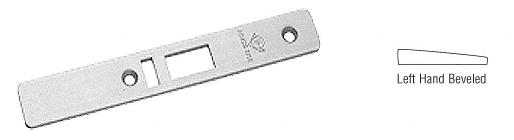 CRL Aluminum Left Hand Beveled Faceplate for AR4513 Deadlatch Locks