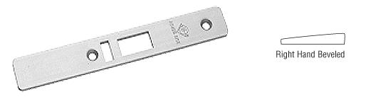 CRL Aluminum Right Hand Beveled Faceplate for AR4513 Deadlatch Locks