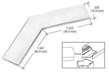 CRL 135 Degree Corner Bracket for Aluminum Rails