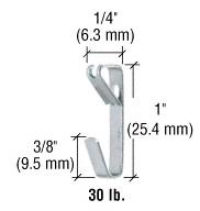 CRL 30 Pound Picture Hangers - 1000 Pack