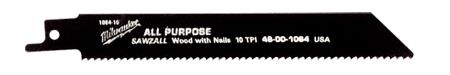 CRL Milwaukee&#174; 6" Long 10 Teeth Per Inch Jig Saw Blade