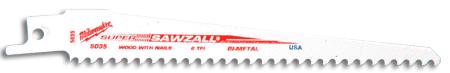CRL Milwaukee&#174; 6" Long 6 Teeth Per Inch Jig Saw Blade