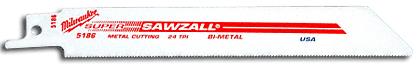 CRL Milwaukee&#174; 6" Long 24 Teeth Per Inch Jig Saw Blade