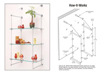 CRL Wall-to-Wall Rod Shelf System