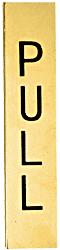 CRL 4-1/2" Polished Brass Pull Indicator