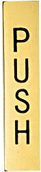 CRL 4-1/2" Polished Brass Push Indicator