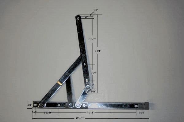 CRL 10" Secure Style Hinge