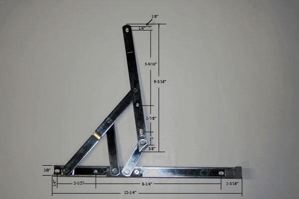 CRL 12" Secure Style Hinge