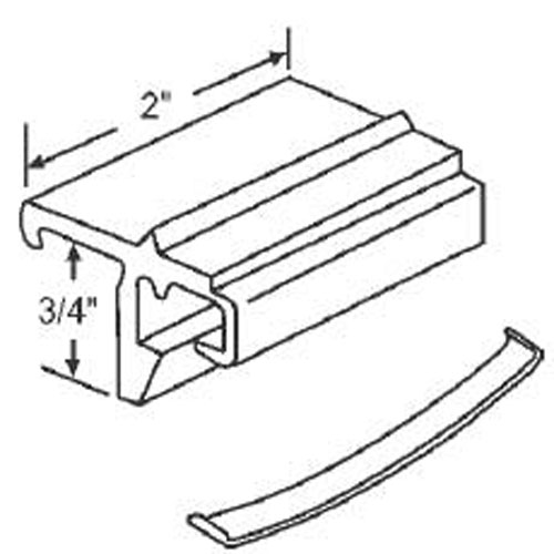 STB Sliding Window Latch and Pull, Extruded Aluminum, with Spring, Mill, 2"