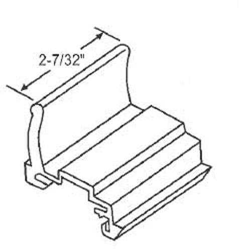 STB Sliding Window Latch and Pull, Extruded Aluminum, with Spring, Mill, 2-7/32"