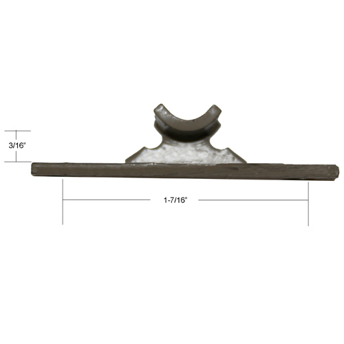 Casement Window Keeper, 1-3/8" Between Mounting Holes