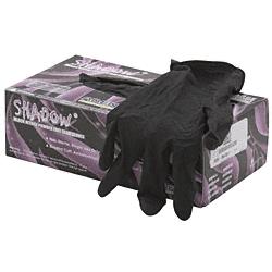 CRL Large Disposable Black Nitrile Gloves