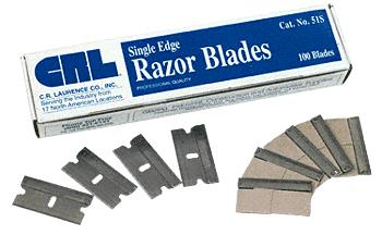 Single Edge Razor Blades - Box of 100