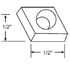 STB Sliding Window Glide, Nylon - Package