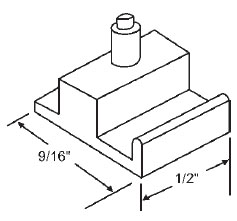 STB Sliding Window Glide, Nylon - Package