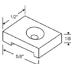 STB Sliding Window Glide, Nylon - Package