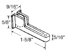 STB Window Roller Assembly, Nylon Wheel, 1/2" Diameter - Package