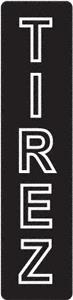 CRL French Vertical Pull Indicator Decal