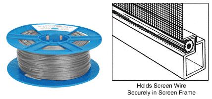 .190 Gray Screen Retainer Spline - 500 Foot Roll