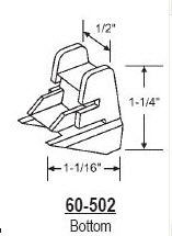 STB Bottom Guide for Window Channel Balances, Attached