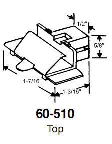 STB Top Guide for Window Channel Balances, Unattached