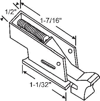 STB Top Guide for Window Channel Balances, Unattached