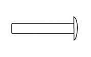 STB Rivet for Window Channel Balances - Pack of 30
