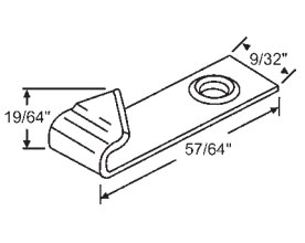 STB End Clip For Window Channel Balances