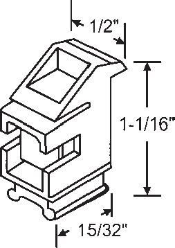 STB Top Guide for Window Channel Balances, Unattached