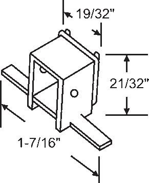 STB Top Guide for Window Channel Balances, Unattached