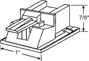 STB Top Guide for Window Channel Balances, Unattached
