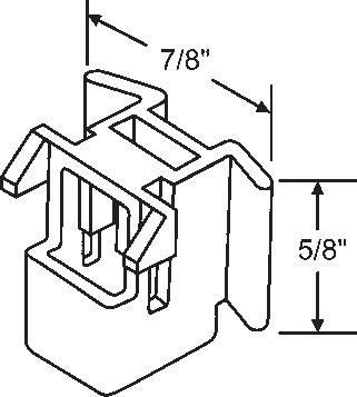 STB Top Guide for Window Channel Balances, Unattached