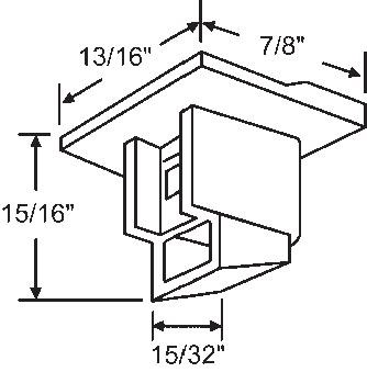 STB Top Sash Guide for Window Channel Balances
