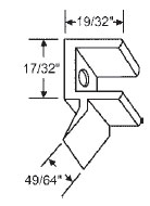 STB Top Sash Guide for Window Channel Balances, Metal