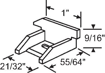 STB Top Sash Guide for Window Channel Balances, Set