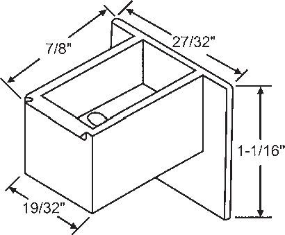 STB Top Sash Guide for Window Channel Balances
