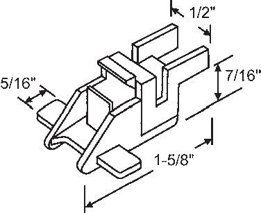 STB Top Guide for Window Channel Balances, Unattached