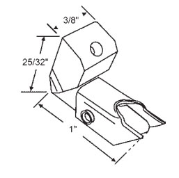 STB End Bracket for Window Channel Balances