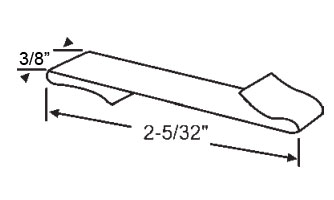 STB D70 Balance Long "S" Clip - 3/8"