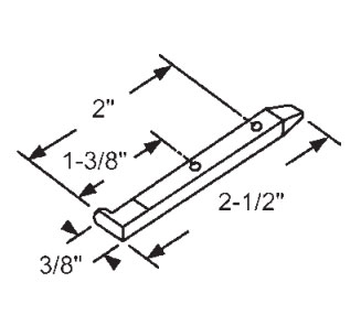 STB Die-Cast Pivot Bar for Tilt Windows