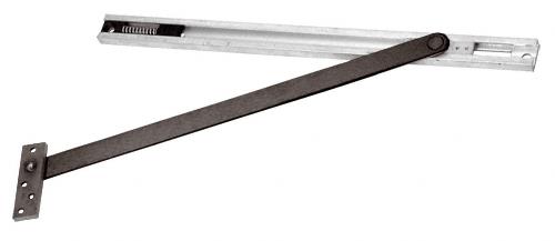 CRL Dark Bronze Rixson Heavy-Duty 6 Series Multi-Function Concealed Mount Overhead Stop and Holder - 33-1/16" to 41"